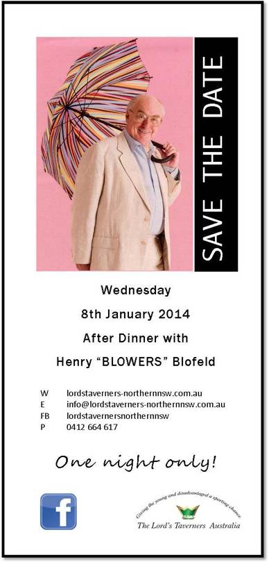 Blofeld for 8th January
