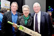 Tony Dell with Lismore Mayor Jenny Dowell_ and Max Walker_Paint