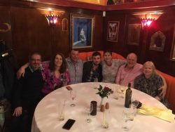 Left to Right: Mark & Julie (who Ben stayed with when he arrived), Dan McInnes, Ben, Sharon McInnes, Paul & Heather ( Paul is President of St Alban’s Cricket Club